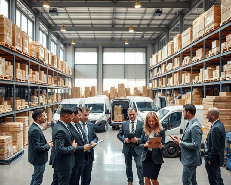 Logistikservice effizient