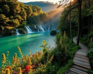Was kannst du im Nationalpark Plitvicer Seen entdecken?
