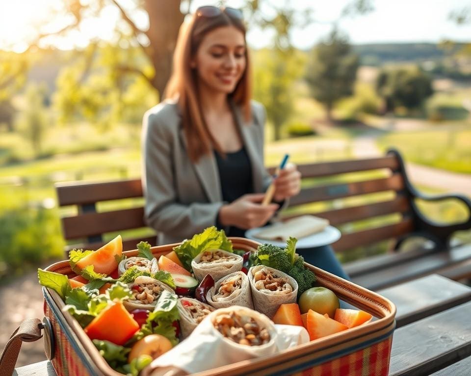 gesunde Ernährung unterwegs