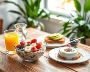 gesundes Frühstück