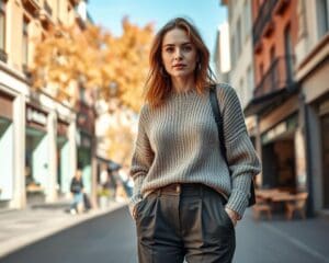 Strickmode modern kombinieren