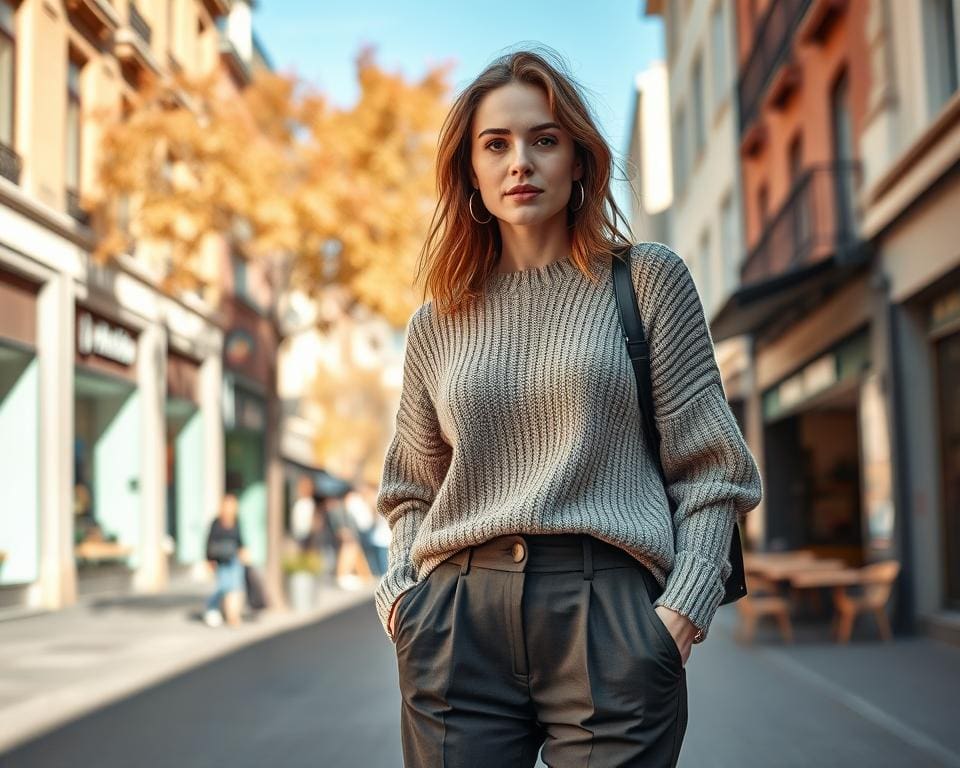 Strickmode modern kombinieren