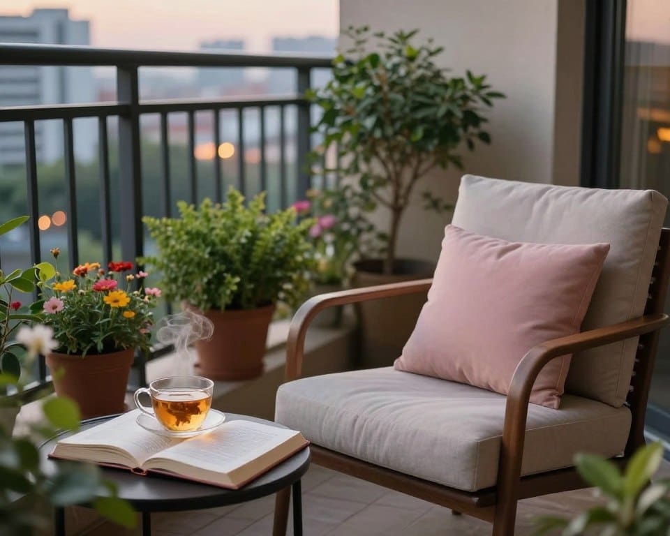 Balkon zum Entspannen