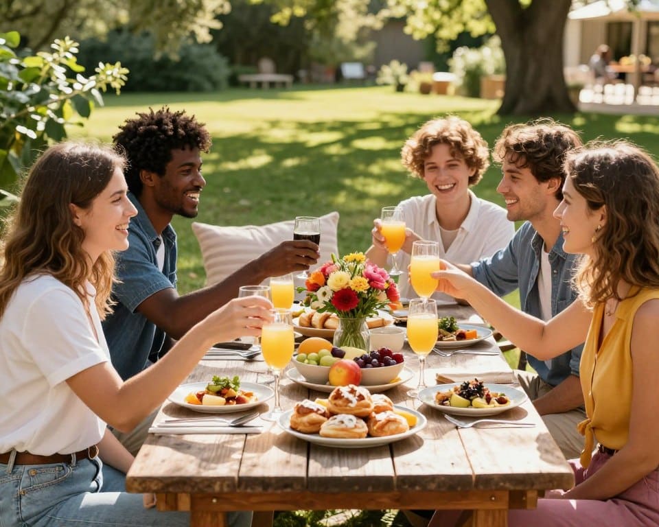 Brunch mit Freunden